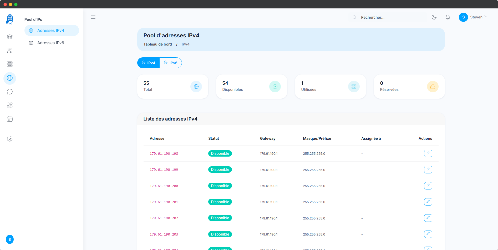 Interface Enseignant EducVM